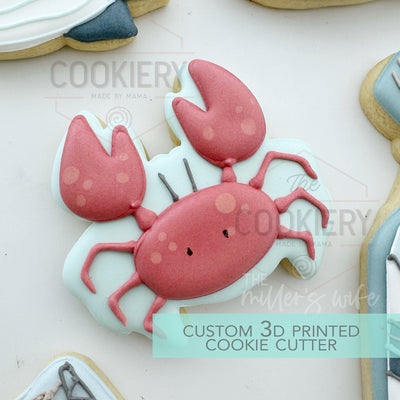 Crab Cookie Cutter - Under the Sea, Nautical Summer Cookie Cutter - 3D Printed Cookie Cutter - TCK29133