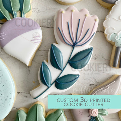 Spring Flower Cookie Cutter - Easter Cookie Cutter -  3D Printed Cookie Cutter - TCK85193