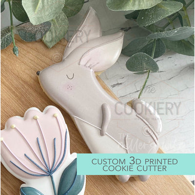Standing Bunny Cookie Cutter - Easter Cookie Cutter -  3D Printed Cookie Cutter - TCK85199