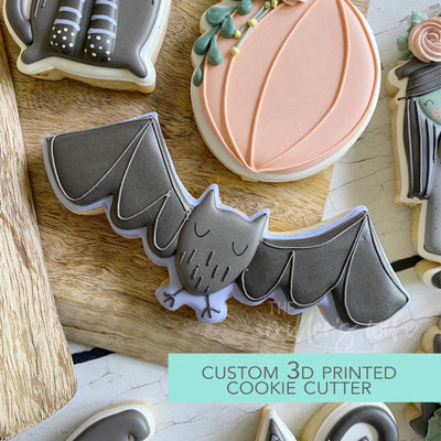 Cute Bat Cookie Cutter - Halloween - Cookie Cutter -  3D Printed Cookie Cutter - TCK88236