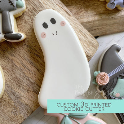 Ghost  Cookie Cutter - Halloween - Cookie Cutter -  3D Printed Cookie Cutter - TCK88242