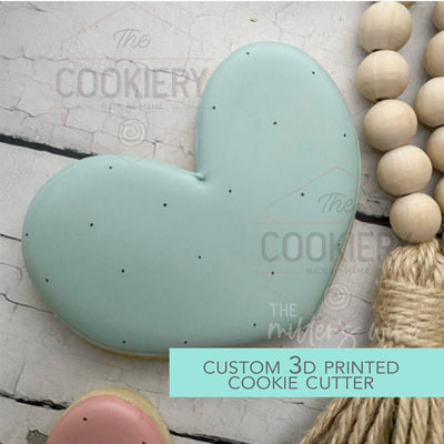 Chubby Heart - Valentine's Day Cookie Cutter -  3D Printed Cutter - TCK88318