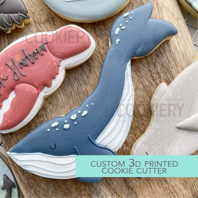 Whale Cookie Cutter - Sea Animals Cookie Cutter -   3D Printed Cookie Cutter - TCK82153