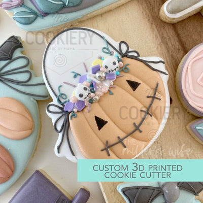 Pumpkin Trick or Treat Bucket Cookie Cutter - Halloween Cookie Cutter -  3D Printed Cookie Cutter - TCK89121