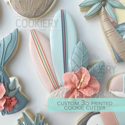 Surfboards Cookie Cutter -  Summer Cookie Cutter -   3D Printed Cookie Cutter - TCK29122