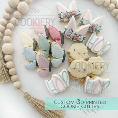 Mini Easter Spring Elements Cookie Cutter Set - Mini Cookie Cutters - 3D Printed Cookie Cutter - TCK13190 - Set of 4