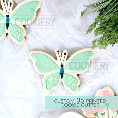 Spring Butterfly Cookie Cutter - Garden Cookie Cutter - Spring Cookie Cutter - 3D Printed Cookie Cutter - TCK89171