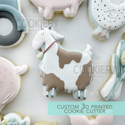 Goat Cookie Cutter - Farm Harvest Market Theme - 3D Printed Cookie Cutter - TCK42118