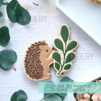 Woodland Hedgehog - Baby Shower or Woodland Birthday Cookie Cutter - Shower Cookie - 3D Printed Cookie Cutter - TCK89200