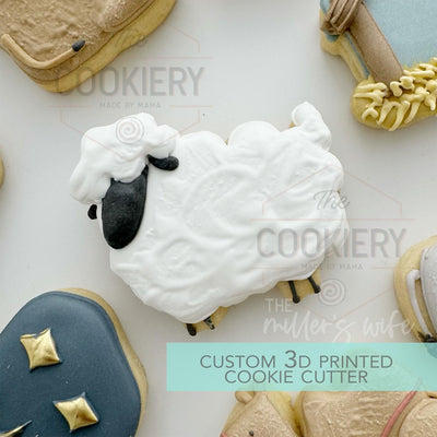 Sheep Lamb Nativity Cookie cutter - Christmas Cookie Cutter - 3D Printed Cookie Cutter - TCK87258