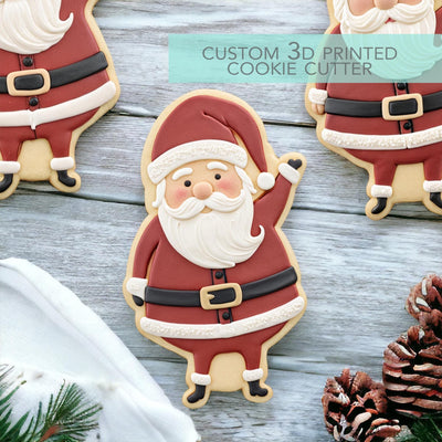 Santa Claus Cookie Cutter - Christmas Cookie Cutter - Winter Cutter - 3D Printed Cookie Cutter - TCK84200