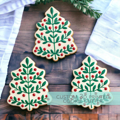 Christmas Simple Tree cookie Cutter - Christmas Cookie Cutter - Winter Cutter - 3D Printed Cookie Cutter - TCK84206