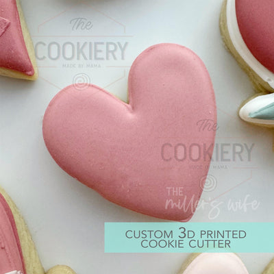 Heart Cookie Cutter- Valentine's Day Cookie Cutter - 3D Printed Cutter - TCK47220