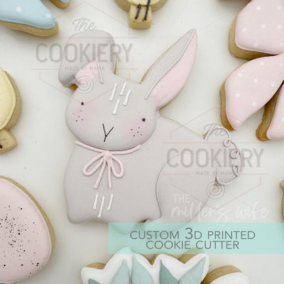 Bunny Cookie Cutter - Easter Cookie Cutter - 3D Printed Cookie Cutter - TCK12160