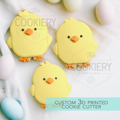 Chubby Chick Cookie cutter - Easter Cookie Cutter - 3D Printed Cookie Cutter - TCK13218