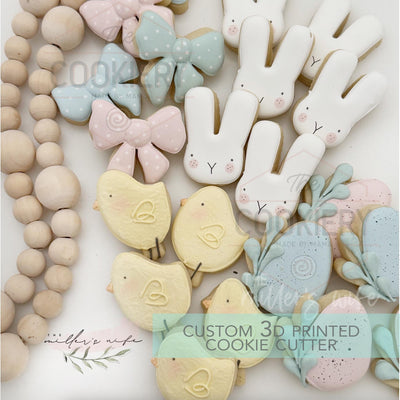 Mini Easter Spring Elements Cookie Cutter Set - Mini Cookie Cutters - 3D Printed Cookie Cutter - TCK12179 - Set of 4