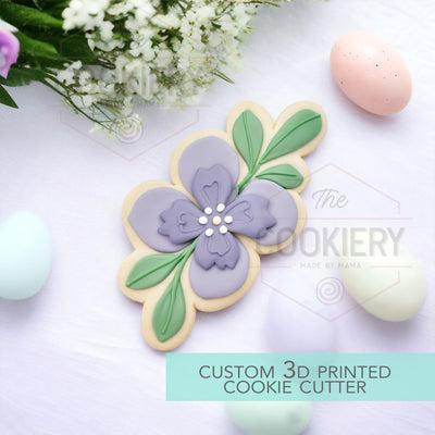 Spring Flower Cookie cutter - Easter Cookie Cutter - 3D Printed Cookie Cutter - TCK13219