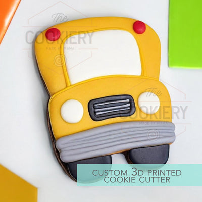 School Bus Cookie Cutter - Thank you Bus Driver, Back to School - 3D Printed Cookie Cutter - TCK52157