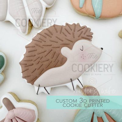 Hedgehog Cookie Cutter - Fall Autumn Cookie Cutter - 3D Printed Cookie Cutter - TCK63188