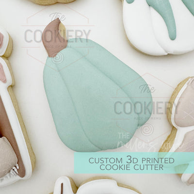 Tall Pumpkin Cookie Cutter - Autumn Fall Cookie Cutter - 3D Printed Cookie Cutter - TCK63183