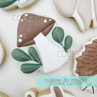 Toadstool Mushroom Cookie Cutter - Fall Autumn Cookie Cutter - 3D Printed Cookie Cutter - TCK63187