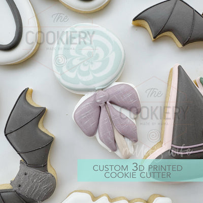 Lollipop with Bow Cookie Cutter - Halloween Cookie Cutter - 3D Printed Cookie Cutter - TCK63180