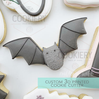 Bat Cookie Cutter - Halloween Cookie Cutter - 3D Printed Cookie Cutter - TCK63182