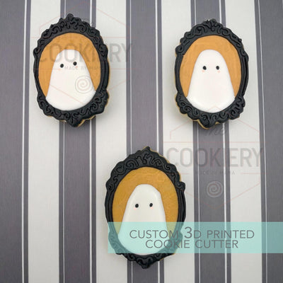 Ghost Frame Cookie Cutter - Halloween Cookie Cutter - 3D Printed Cookie Cutter - TCK63218