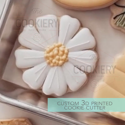 Daisy Cookie Cutter - Bee Birthday Cookie Cutter - 3D Printed Cookie Cutter - TCK45632