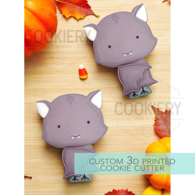 Cute Bat Cookie Cutter - Halloween Cookie Cutter - 3D Printed Cookie Cutter - TCK63199