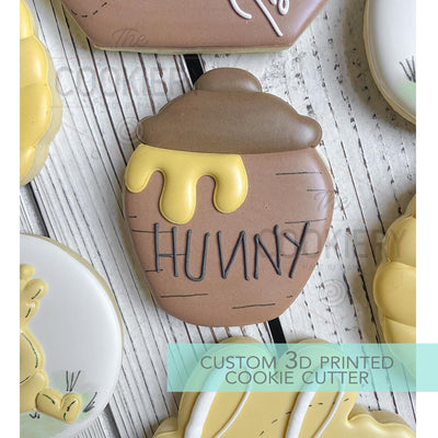 Honey Pot Cookie Cutter - Bee Birthday Cookie Cutter - 3D Printed Cookie Cutter - TCK45639