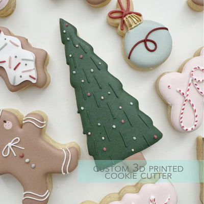 Tree Cookie Cutter - Winter Christmas Cookie Cutter - 3D Printed Cookie Cutter - TCK87278