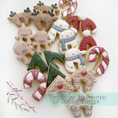Christmas Winter Mug Huggers Mini Set Cookie Cutter - 3D Printed Cookie Cutter - TCK87295 - Set of 7