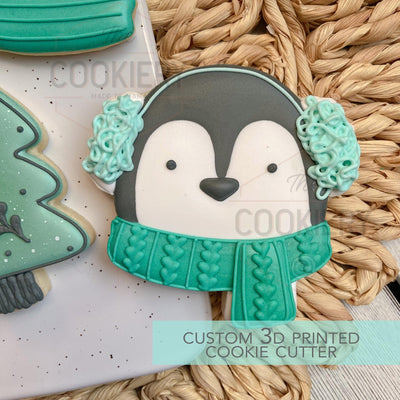 Penguin Head - Winter Christmas Cookie Cutter - 3D Printed Cookie Cutter - TCK82183