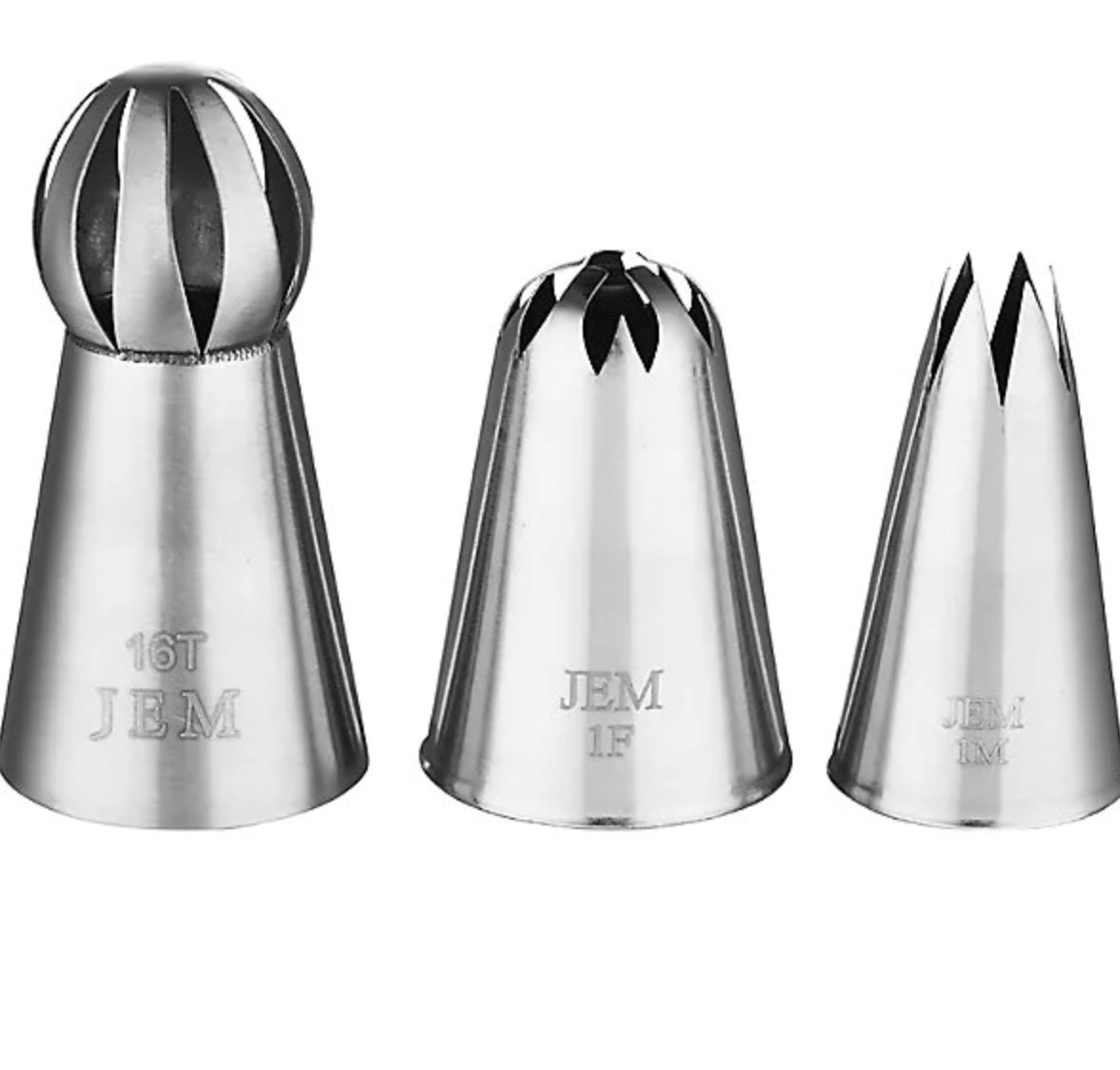 PME NZ1012 Jem Large Cupcake Nozzles Set (Pack of 3 PME NZ1012 Jem Large Cupcake Nozzles Set (Pack of 3
