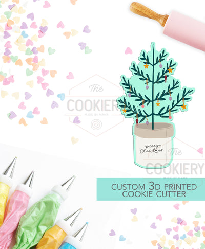 Skinny Tree Cookie Cutter - Christmas Cookie Cutter - Winter Cutter -   3D Printed Cookie Cutter - TCK87136
