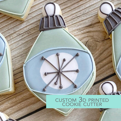 Christmas Ornament Cookie Cutter - Winter Cookie Cutter -  3D Printed Cookie Cutter - TCK85135