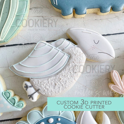 Dinosaur Cookie Cutter - Cute Dino Cookie Cutter -  3D Printed Cookie Cutter - TCK85212