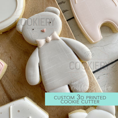 Teddy Bear Cookie Cutter - Baby Shower Cutter  - 3D Printed Cookie Cutter - TCK85227