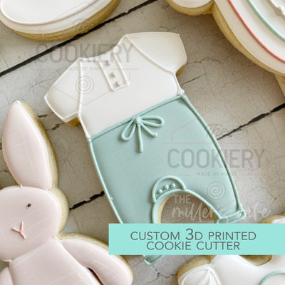 Short Sleeved Onesie Cookie Cutter - Baby Shower Cutter  - 3D Printed Cookie Cutter - TCK85225