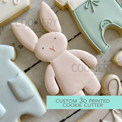 Bunny Doll Cookie Cutter - Baby Shower Cutter  - 3D Printed Cookie Cutter - TCK85227