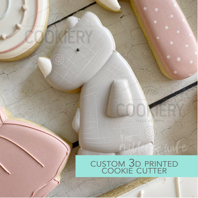 Rhino Doll Cookie Cutter - Baby Shower Cutter  - 3D Printed Cookie Cutter - TCK85230