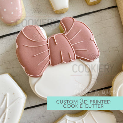 Baby Bow Headband Cookie Cutter - Baby Shower Cutter  - 3D Printed Cookie Cutter - TCK85237