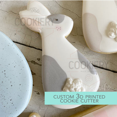 Skinny Standing Bunny Cookie Cutter - Bunny Cookie Cutter - 3D Printed Cookie Cutter - TCK88106