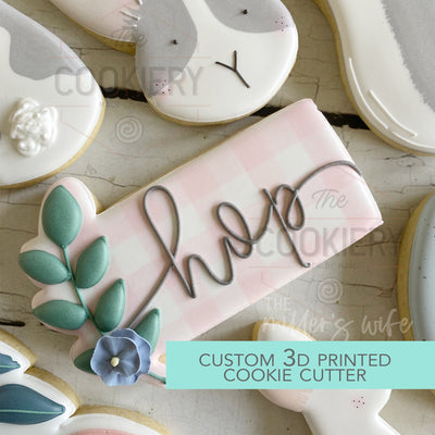 Leaf Plaque Cookie Cutter - Spring Cookie Cutter  - 3D Printed Cookie Cutter - TCK88108