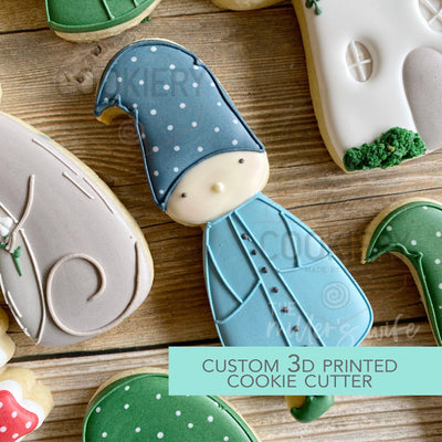 Skinny Gnome Cookie Cutter - Cute Forest Gnome Cutter  - 3D Printed Cookie Cutter - TCK85239