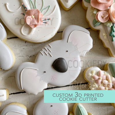 Koala Face Cookie Cutter - Koala Cookie Cutter  - 3D Printed Cookie Cutter - TCK88118