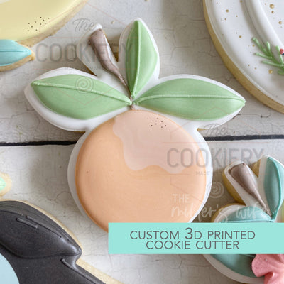 Orange Branch Cookie Cutter - Summer Fruits Cookie Cutter  - 3D Printed Cookie Cutter - TCK88126