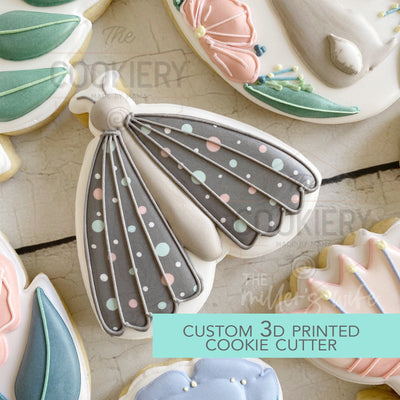 Moth Cookie Cutter - Spring Cookie Cutter  - 3D Printed Cookie Cutter - TCK88113