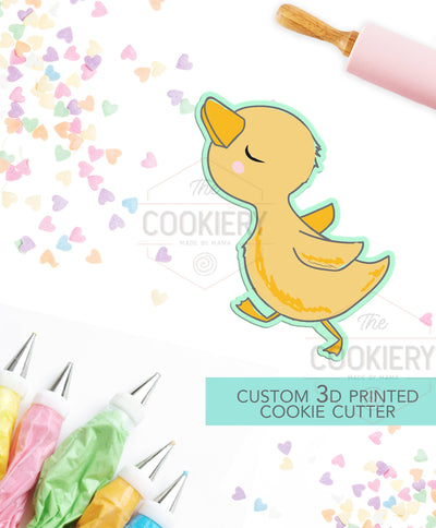 Cute Duckling Cookie Cutter - Farm Animals - Easter Cutter - 3D Printed Cookie Cutter - TCK13143